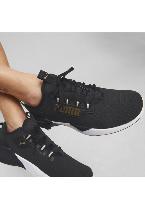 Buty do biegania męskie Puma RETALIATE 2. Okazja: na co dzień. Kolor: wielokolorowy, żółty, beżowy, czarny. Materiał: tkanina, guma, materiał, syntetyk. Sport: turystyka piesza