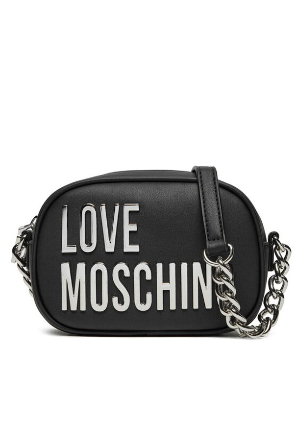 Love Moschino - LOVE MOSCHINO Torebka JC4026PP1MKD000B Czarny. Kolor: czarny. Materiał: skórzane