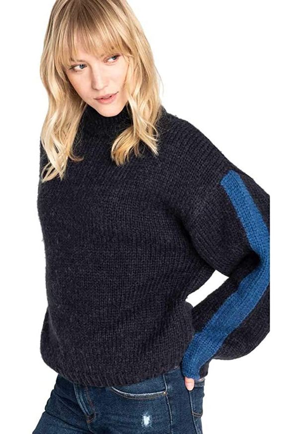 Lee - SWETER DAMSKI LEE CHUNKY KNIT MIDNIGHT NAVY L52ZJXMA 112112160