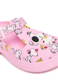 Crocs Klapki Peanuts Mary Jane Clog 211130 Różowy. Kolor: różowy #3