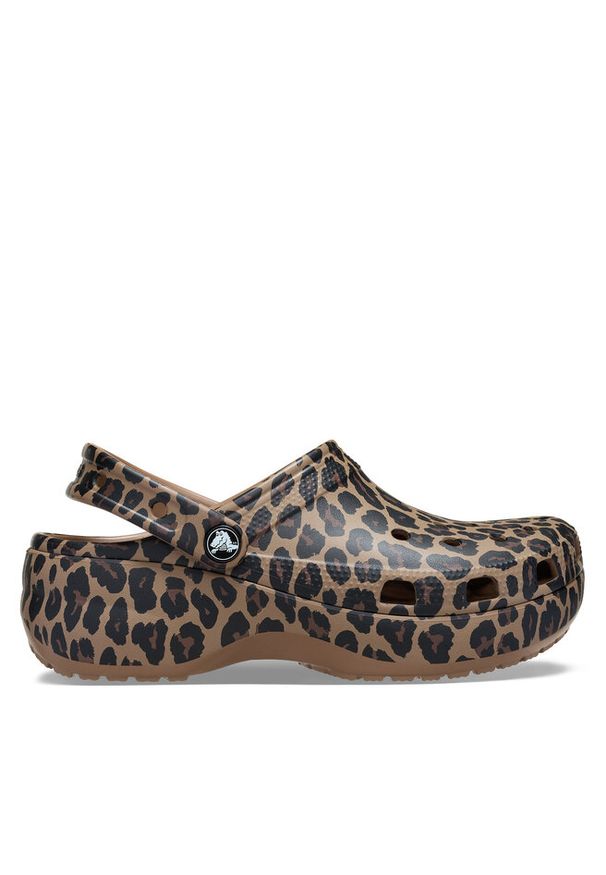Klapki Crocs. Kolor: brązowy