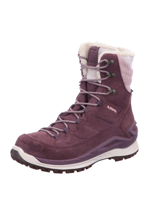 Buty trekkingowe damskie Lowa 4204175103. Wysokość cholewki: za kostkę. Kolor: czerwony, wielokolorowy. Materiał: materiał, tkanina. Szerokość cholewki: normalna
