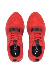 Buty do chodzenia dla dzieci Puma Wired Run Jr. Kolor: czarny, czerwony, wielokolorowy. Materiał: tkanina, materiał, guma, syntetyk. Sport: bieganie, turystyka piesza