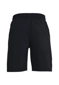 Spodenki krótkie chłopięce Under Armour Woven Shorts. Kolor: czarny. Długość: krótkie