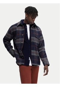 Selected Homme Koszula Gowen 16090182 Granatowy Regular Fit. Kolor: niebieski. Materiał: bawełna #4