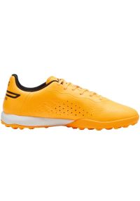 Buty piłkarskie Puma King Match Tt M 107260 05 pomarańczowe. Kolor: pomarańczowy. Materiał: materiał, mikrofibra, guma. Szerokość cholewki: normalna. Sport: piłka nożna #4
