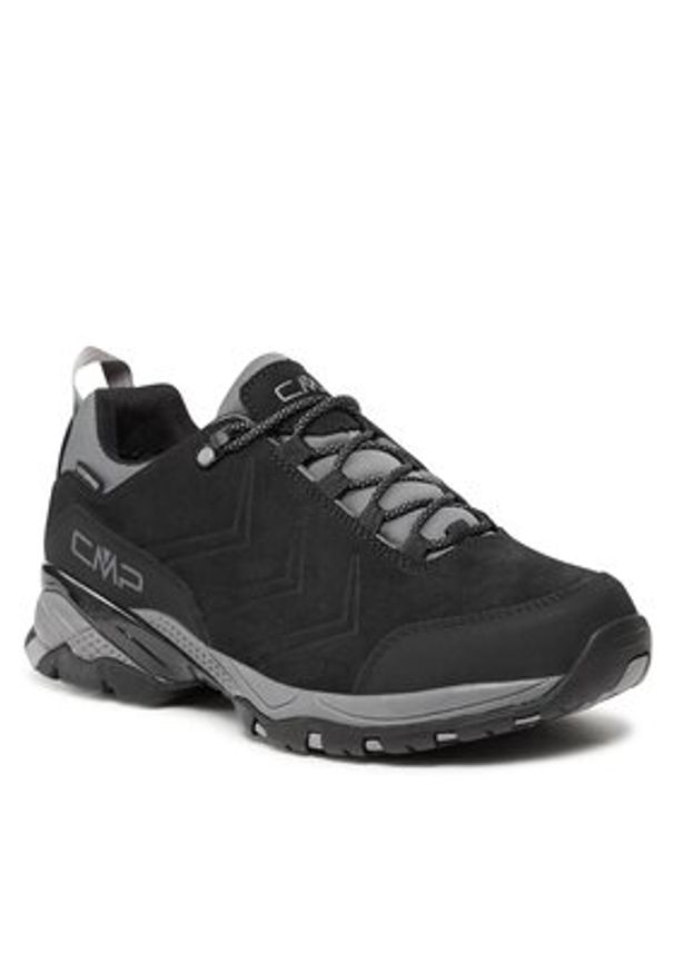 CMP Trekkingi Melnick Mid WP 3Q18587 Czarny. Kolor: czarny. Materiał: zamsz, skóra. Sport: turystyka piesza