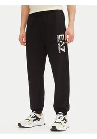 EA7 Emporio Armani Spodnie dresowe 7M000233 AF13512 MC156 Czarny Regular Fit. Kolor: czarny. Materiał: bawełna #1
