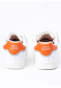U.S. Polo Assn - Sneakersy dziecięce U.S. POLO ECROK006K/3Y1-WHI-ORA01. Okazja: na co dzień, na spacer, do pracy. Kolor: biały. Sport: turystyka piesza #3