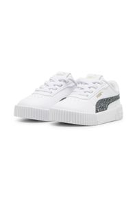 Puma - Sneakersy dla małych dzieci Carina 2.0 Animal Update PUMA. Kolor: żółty, biały, wielokolorowy, szary