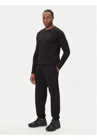 EA7 Emporio Armani Spodnie dresowe 7M000906 AF13512 UC001 Czarny Modern Fit. Kolor: czarny. Materiał: bawełna