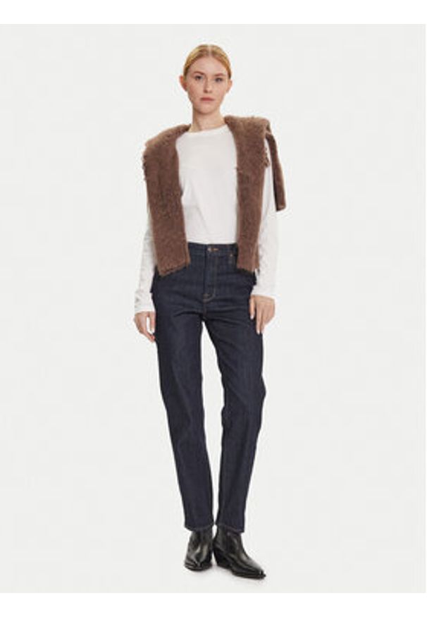 Lee Jeansy Carol 112372650 Granatowy Straight Fit. Kolor: niebieski