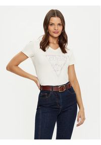 Guess T-Shirt W5RI21 J1314 Écru Regular Fit. Materiał: bawełna #8