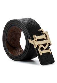 Pasek Damski Lauren Ralph Lauren Rev Ltr 40 412754806001 Black. Kolor: czarny. Materiał: skóra #1