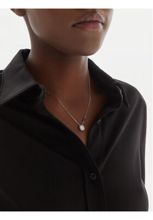 Michael Kors Naszyjnik Brilliance MKC1407AN040 Srebrny. Materiał: srebrne. Kolor: srebrny