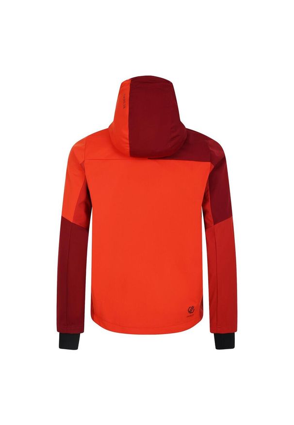 DARE 2B - Męska Kurtka Soft Shell Mountaineer. Kolor: czerwony, wielokolorowy, beżowy. Materiał: softshell. Sport: turystyka piesza