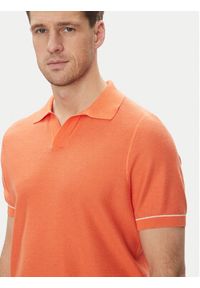 BOSS Polo H-Jianluca 50537654 Pomarańczowy Regular Fit. Typ kołnierza: polo. Kolor: pomarańczowy. Materiał: bawełna #5