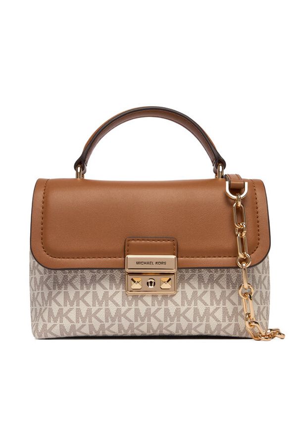 MICHAEL Michael Kors Torebka 30F5G2RS2B Écru. Materiał: skórzane