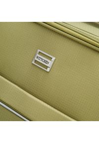 Wittchen - Duża walizka miękka z błyszczącym suwakiem z przodu zielona. Kolor: zielony. Materiał: poliester. Styl: elegancki, wakacyjny #7