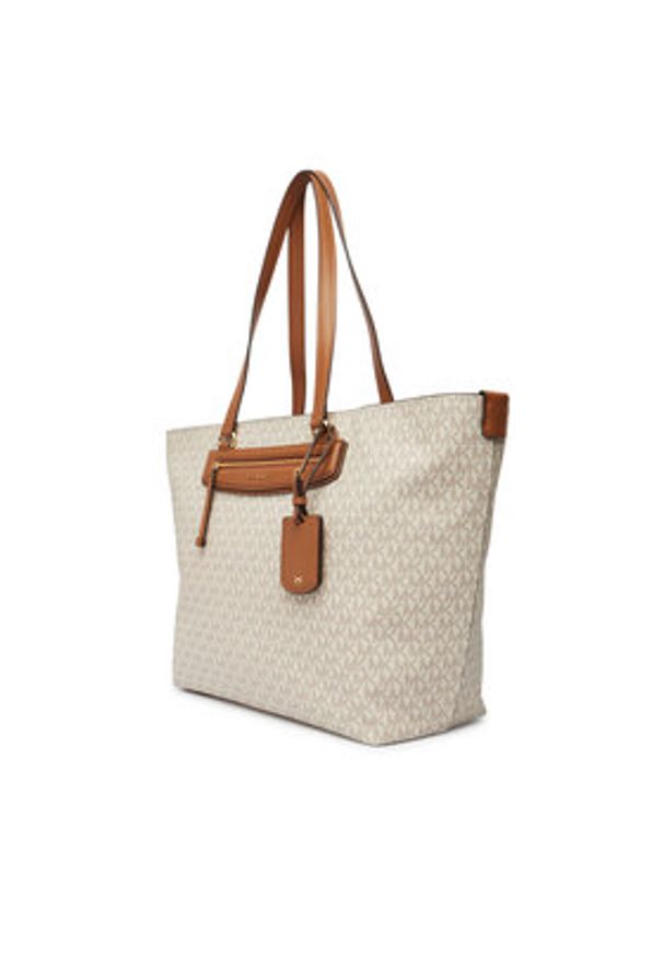 MICHAEL Michael Kors Torebka Jet Set 30S6GTVT4B Écru. Kolor: kremowy. Materiał: skórzane
