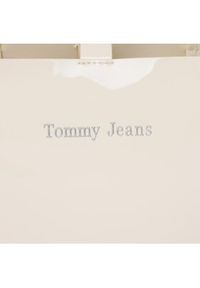 Tommy Jeans Torebka Must North South Patent Tote AW0AW15540 Beżowy. Kolor: beżowy. Materiał: skórzane #4