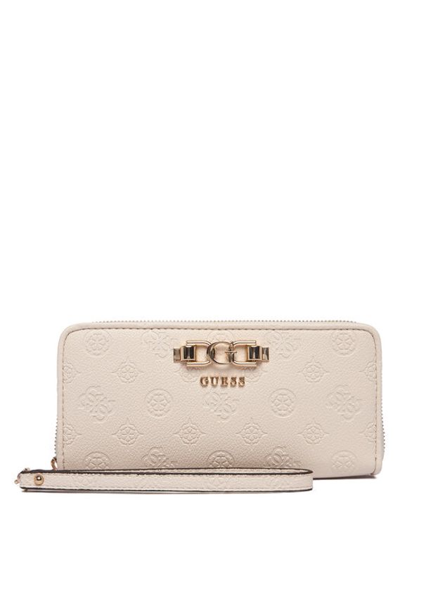 Guess Portfel Anise Slg SWPD99 16146 Écru. Kolor: kremowy. Materiał: skóra