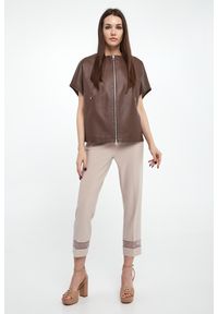 Kamizelka damska skórzana DIEGO M. Materiał: skóra #3