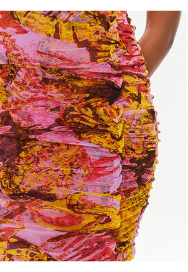 Pinko Sukienka koktajlowa Androgeo Abito 103224 A1OB Różowy Slim Fit. Kolor: różowy. Materiał: syntetyk. Styl: wizytowy