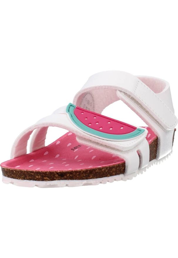 Garvalin - Sandały GARVALIN 212430G Biały. Kolor: biały. Materiał: tkanina, syntetyk