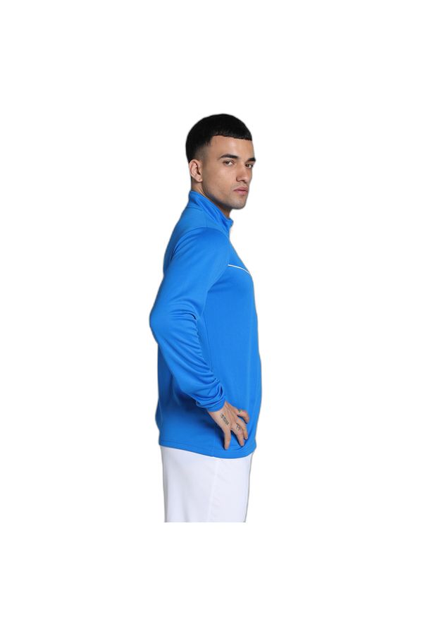 Bluza męska Puma teamRISE Training Poly Jacket niebieska. Kolor: biały, niebieski, wielokolorowy. Materiał: poliester. Sport: piłka nożna