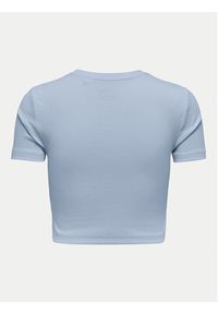 only - ONLY T-Shirt Betty 15311891 Błękitny Regular Fit. Kolor: niebieski. Materiał: bawełna