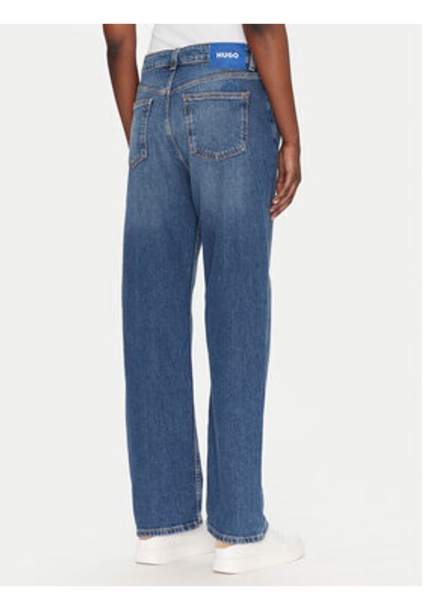 Hugo - HUGO Jeansy Elyah 50520615 Niebieski Regular Fit. Kolor: niebieski