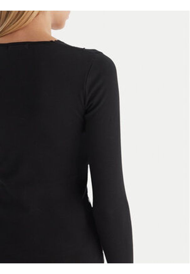 YSABEL MORA - Ysabel Mora Bielizna termoaktywna górna 70009 Czarny Slim Fit. Kolor: czarny. Materiał: bawełna