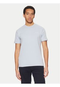 Calvin Klein T-Shirt Micro Logo K10K109894 Niebieski Regular Fit. Kolor: niebieski. Materiał: bawełna