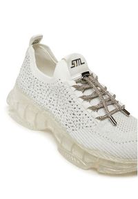 Steve Madden Sneakersy Meter SM19000085 Biały. Kolor: biały. Materiał: materiał #5