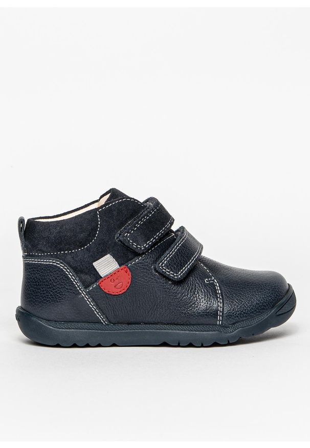 Geox - Sneakersy dziecięce GEOX B Macchia (B164NA 04622 C4002). Okazja: na spacer. Kolor: niebieski. Materiał: skóra. Szerokość cholewki: normalna. Sport: turystyka piesza