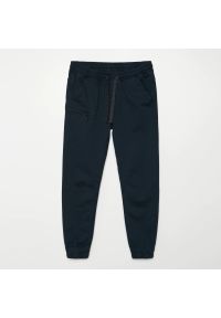 Cropp - Spodnie jogger - Granatowy. Kolor: niebieski #1