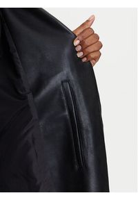 Karl Lagerfeld Jeans Płaszcz przejściowy A3W15047 Czarny Relaxed Fit. Kolor: czarny. Materiał: skóra #4
