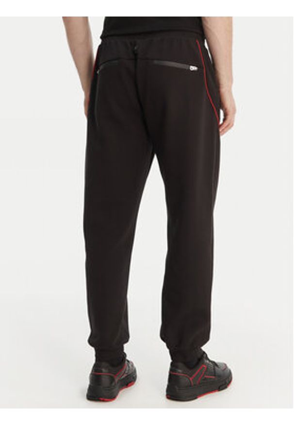 Hugo - HUGO Spodnie dresowe Dusson_RB 50559707 Czarny Relaxed Fit. Kolor: czarny. Materiał: bawełna