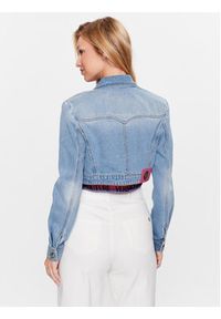 Versace Jeans Couture Kurtka jeansowa 74HAS46B Niebieski Regular Fit. Kolor: niebieski. Materiał: bawełna #3