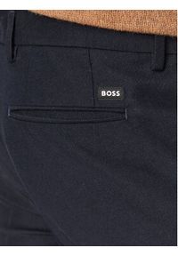 BOSS - Boss Spodnie materiałowe Kaito 50499643 Granatowy Regular Fit. Kolor: niebieski. Materiał: materiał, bawełna #4