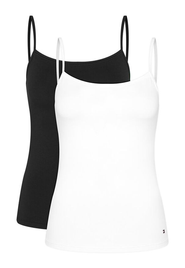 TOMMY HILFIGER - Tommy Hilfiger Komplet 2 topów UW0UW05957 Kolorowy Slim Fit. Materiał: bawełna. Wzór: kolorowy