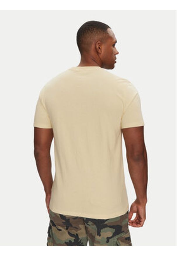 GAP - Gap T-Shirt 856659-26 Żółty Regular Fit. Kolor: żółty. Materiał: bawełna