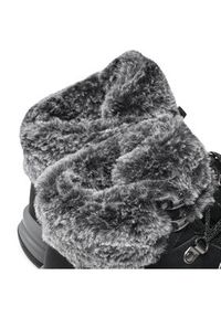 skechers - Skechers Trzewiki Falls Finest 167178/BLK Czarny. Kolor: czarny. Materiał: zamsz, skóra #5