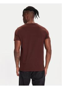 Tommy Jeans T-Shirt DM0DM04411 Brązowy Regular Fit. Kolor: brązowy. Materiał: bawełna