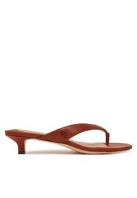 Lauren Ralph Lauren - LAUREN RALPH LAUREN Japonki Francesca 802966841002 Brązowy. Kolor: brązowy. Materiał: skóra #2