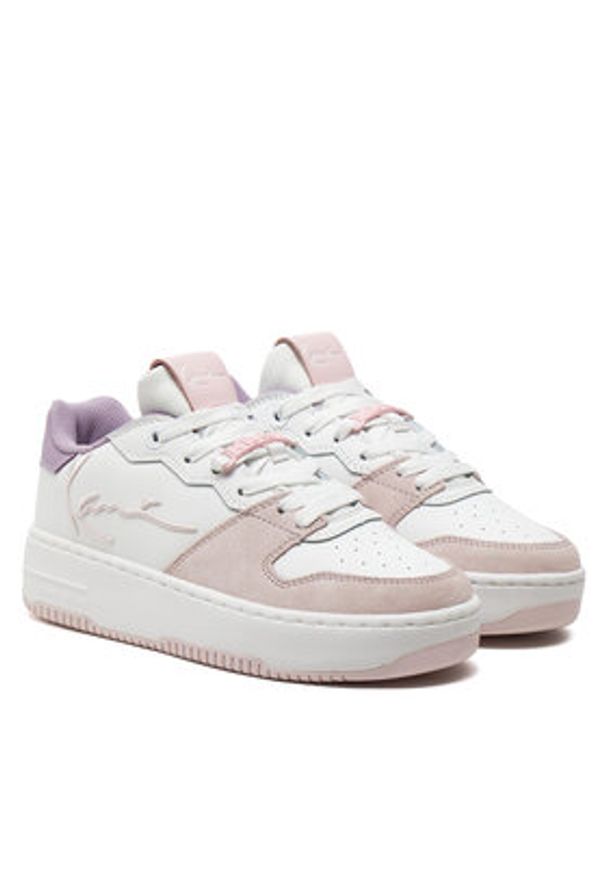 Karl Kani Sneakersy Up Logo 1184311 Różowy. Kolor: różowy. Materiał: skóra