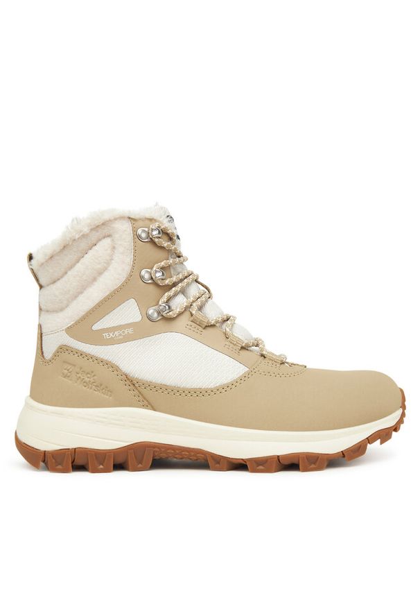 Trekkingi Jack Wolfskin. Kolor: beżowy. Sport: turystyka piesza