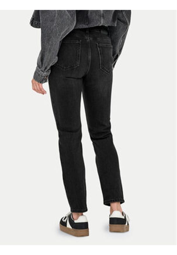 only - ONLY Jeansy Emily 15235780 Czarny Straight Fit. Kolor: czarny