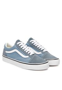 Vans Tenisówki Old Skool VN000D9YRV21 Niebieski. Kolor: niebieski. Materiał: skóra, zamsz #4